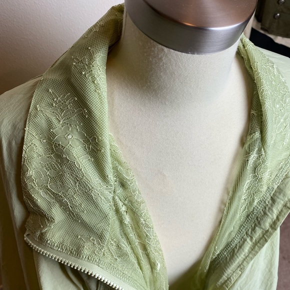 Free People Namaslay Jacket Medium brushes pistachio - Picture 10 of 13